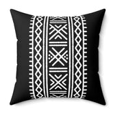 Tribal Cushion Cover Black & White Pack of 2